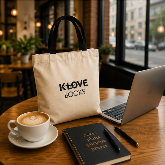 K-LOVE Books Canvas Tote Bag