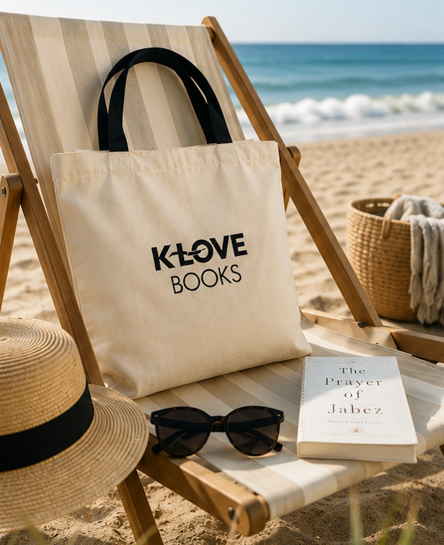 K-LOVE Books Canvas Tote Bag